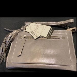 Triple compartment cross body bag